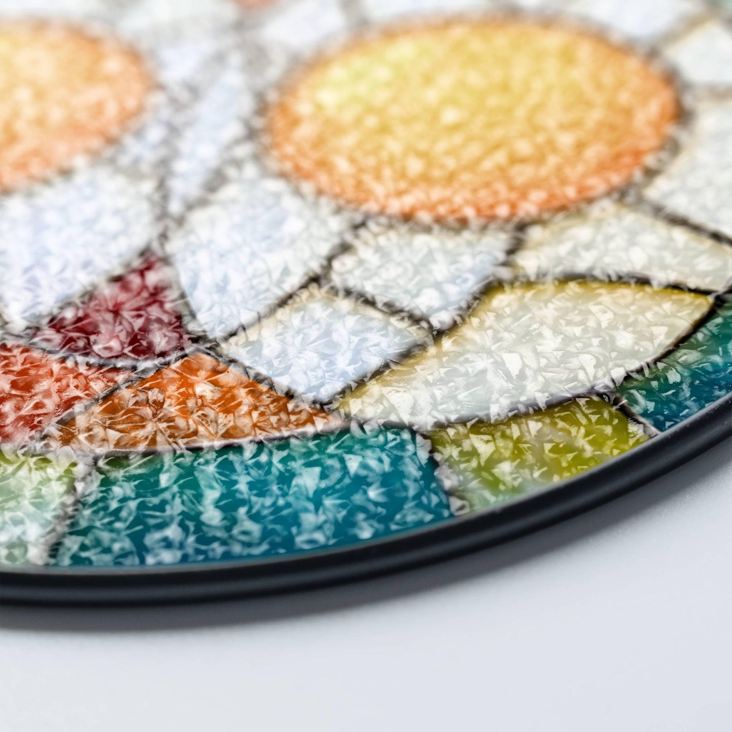 Fried Egg Stained Glass Sun Catcher - Breakfast Lover Window Decor