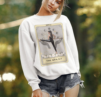 Barre Tarot Card Sweatshirt - Cozy Gift for Barre Lovers