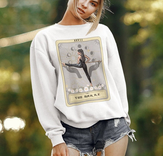 Barre Tarot Card Sweatshirt - Cozy Gift for Barre Lovers