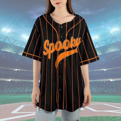 Halloween Baseball Jersey, Spooky Halloween 31 Unisex Shirt Baseball Jersey