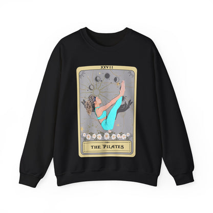 Pilates Tarot Card Sweatshirt, Pilates Pose Sweater