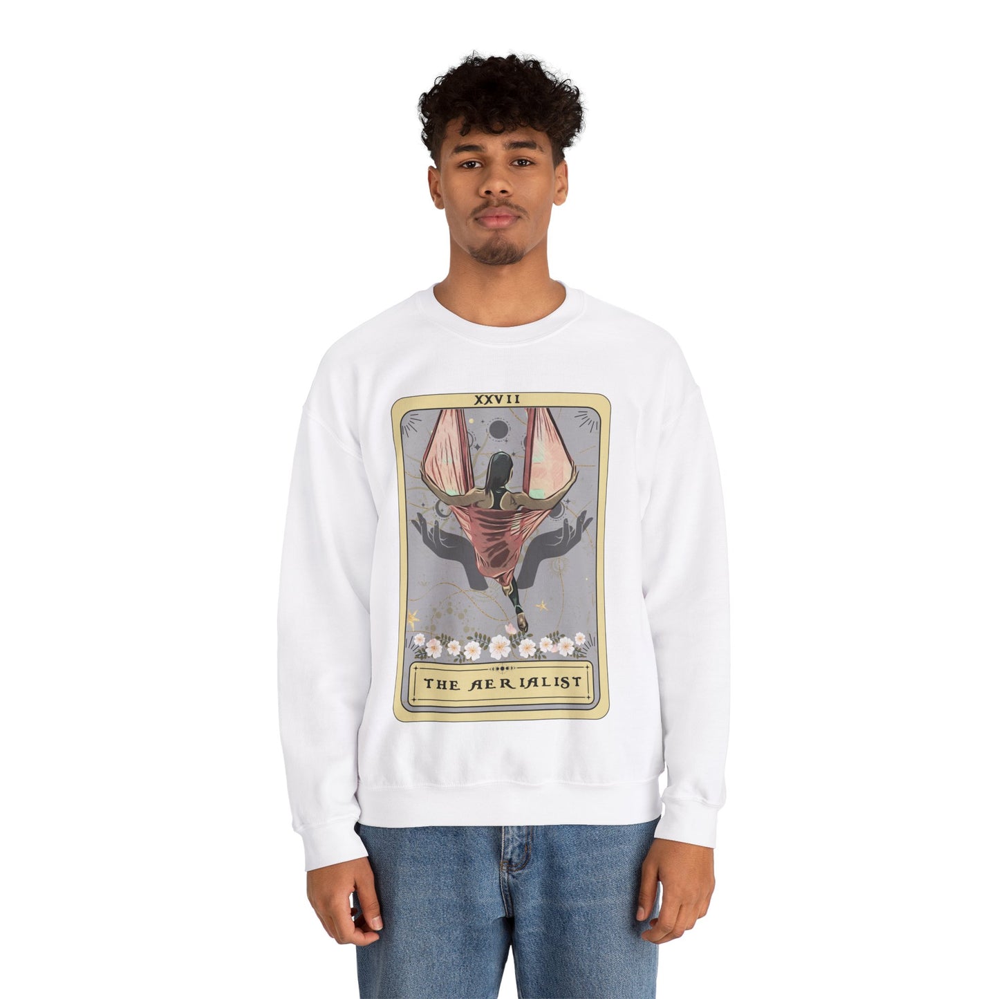 The Aerialist Tarot Card Sweatshirt, Aerialist Silks Sweatshirt