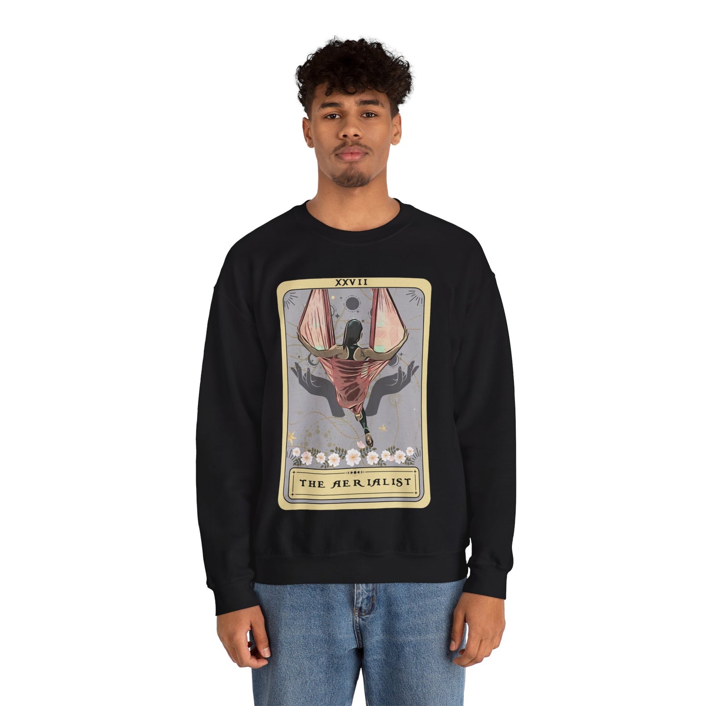 The Aerialist Tarot Card Sweatshirt, Aerialist Silks Sweatshirt