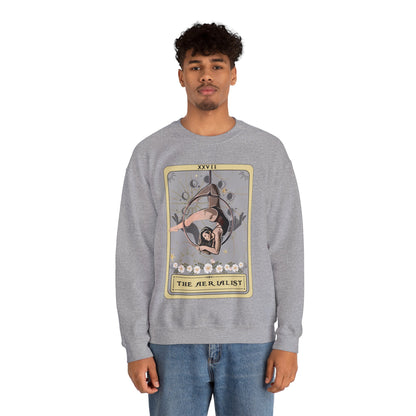 The Aerialist Tarot Card Sweatshirt, Aerial Hoop Sweater