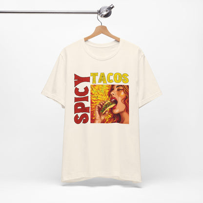 Spicy Tacos Shirt, Taco T-Shirt, Foodie Tee