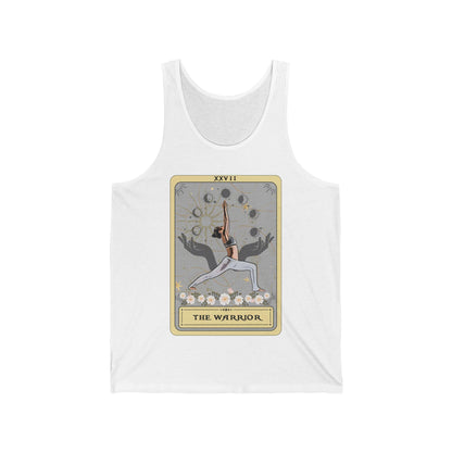 The Warrior Tarot Card Tank Top, Yoga Pose Shirt, Yoga Tank Top