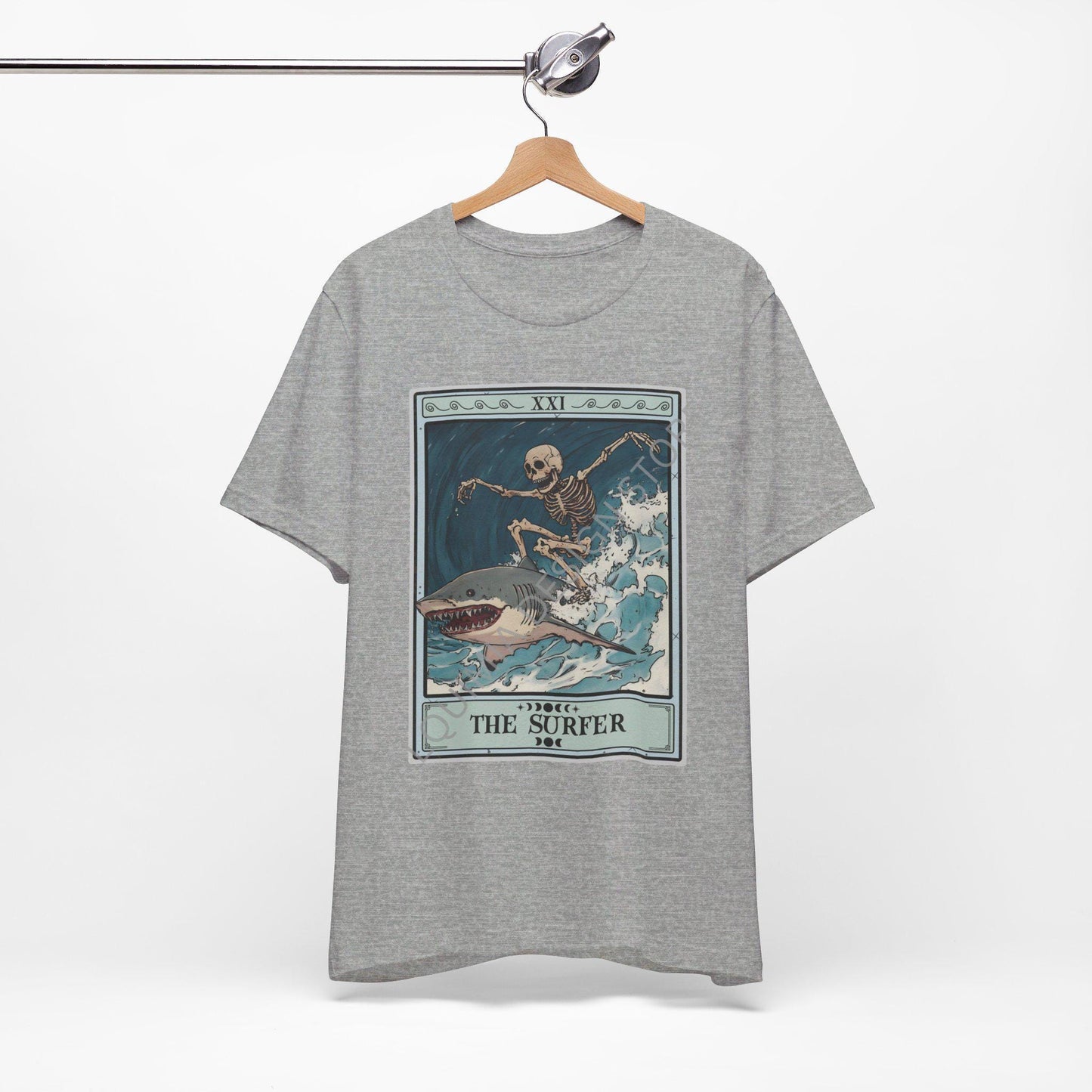 The Surfer Tarot Card Shirt, Surfing T-shirt Beach Lover Ocean Life Surfer Gifts