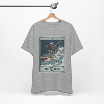 The Surfer Tarot Card Shirt, Surfing T-shirt Beach Lover Ocean Life Surfer Gifts