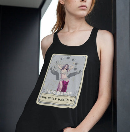 Belly Dance Tarot Card Tank Top - Bellydancing Shirt  Gift