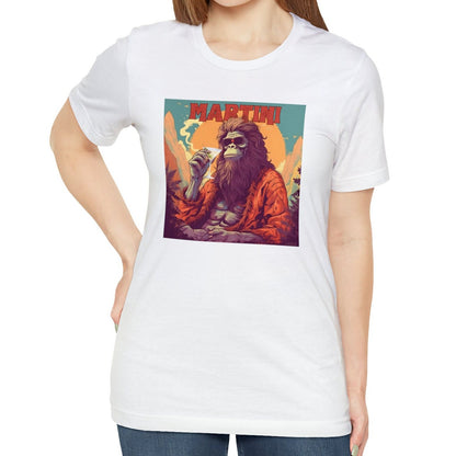 Bigfoot Martini Shirt, Bigfoot Cocktail Shirts Martini Gifts Sasquatch