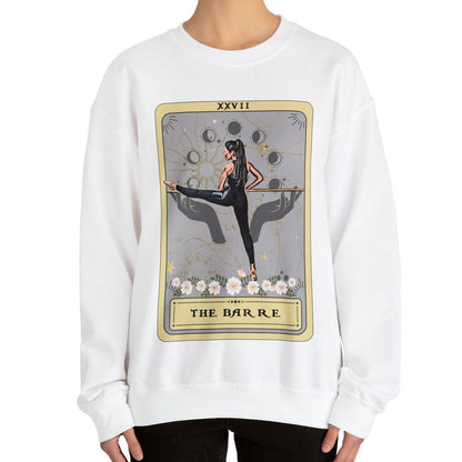 Barre Tarot Card Sweatshirt - Cozy Gift for Barre Lovers