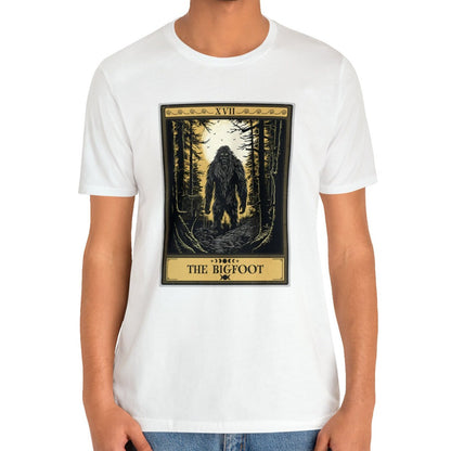 Bigfoot Tarot Card T-Shirt - Sasquatch Yeti Tee