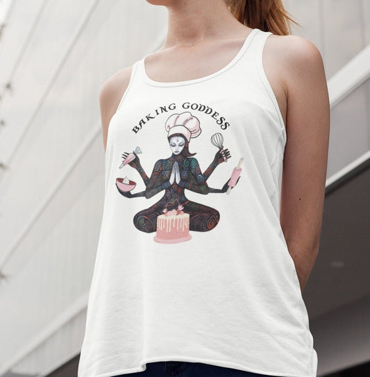 Baking Tank Top, Baking Goddess Tank Top, Baker Gift Pastry Chef Baking Shirt