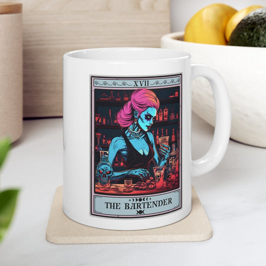 Bartender Tarot Mug - Unique Gift for Bartenders