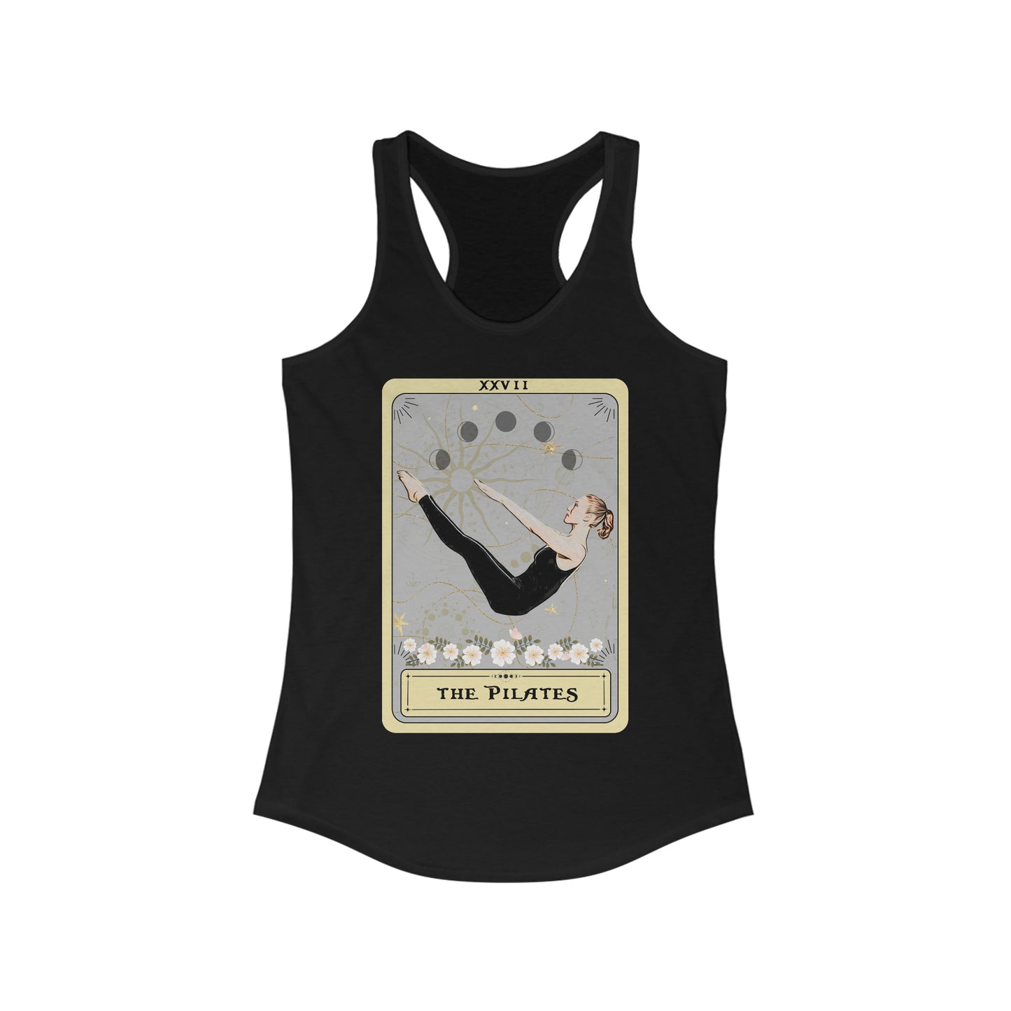 Pilates Tarot Card Tank Top, Racerback