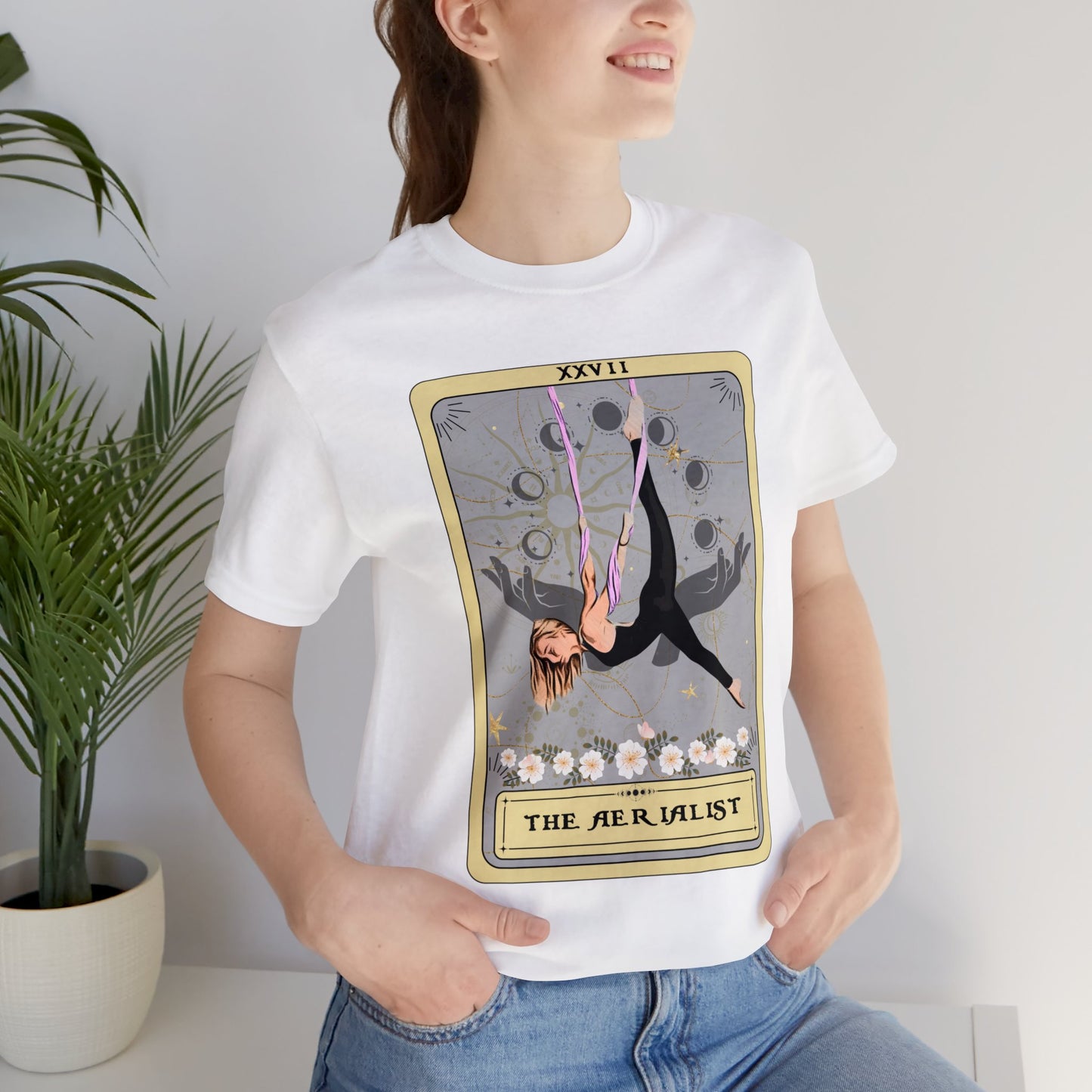 The Aerialist Tarot Card Shirt, Aerial Yoga T-shirt