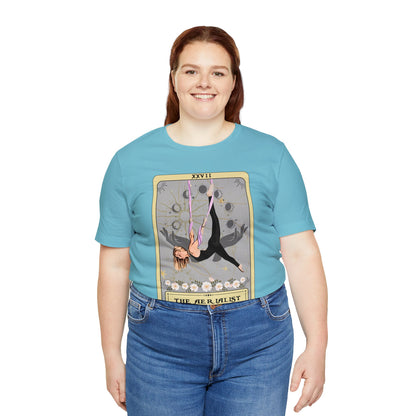 The Aerialist Tarot Card Shirt, Aerial Yoga T-shirt