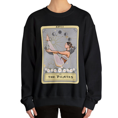 Pilates Sweatshirt, The Pilates Tarot Card Sweatshirt, Pilates Gift