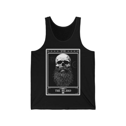 The Beard Tarot Card Tank Top, Beard Shirt