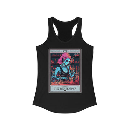 Bartender Tarot Card Tank Top - Womens Bartending Shirt