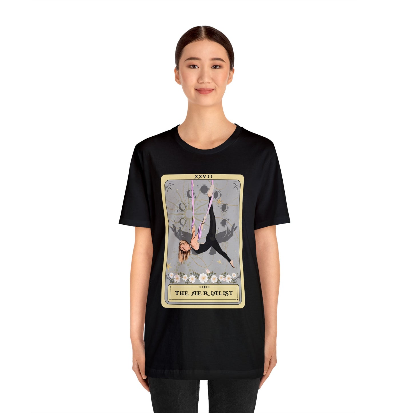 The Aerialist Tarot Card Shirt, Aerial Yoga T-shirt