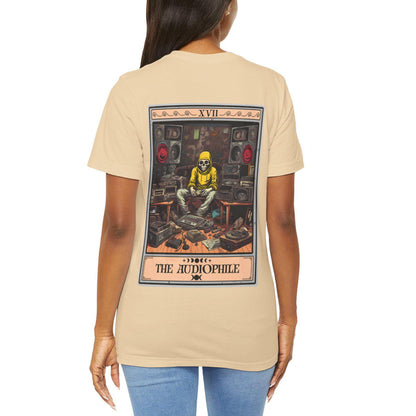 Audiophile Tarot Card Shirt - Back Print Audio Lover Gift