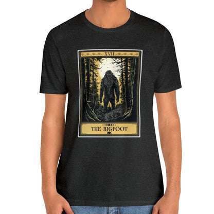 Bigfoot Tarot Card T-Shirt - Sasquatch Yeti Tee