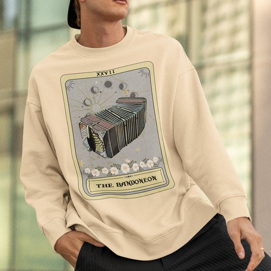 Bandoneon Tarot Card Sweatshirt - Gifts for Bandoneon Players