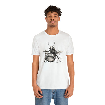 Cockroach Playing Drums Shirt Cockroach Shirt Drummer Gift