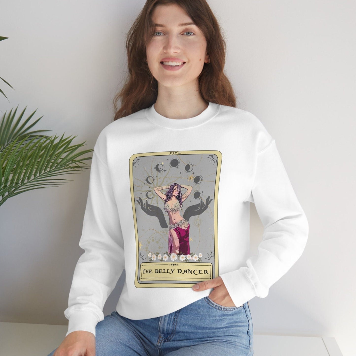 Belly Dance Tarot Card Sweatshirt - Unique Gift for Belly Dancers