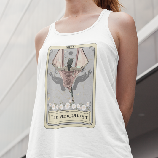 The Aerialist Tarot Card Tank Top, Aerial Hammock Tank