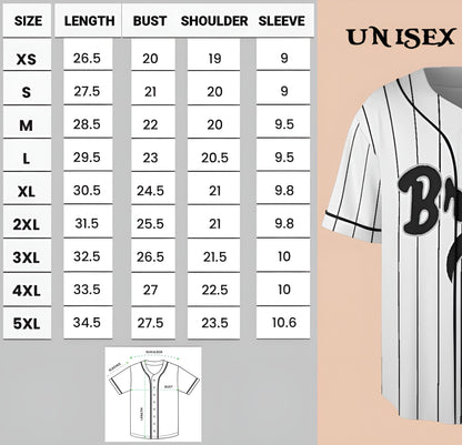 Bride and Groom Matching Baseball Jersey, Personalized Wedding Shirts
