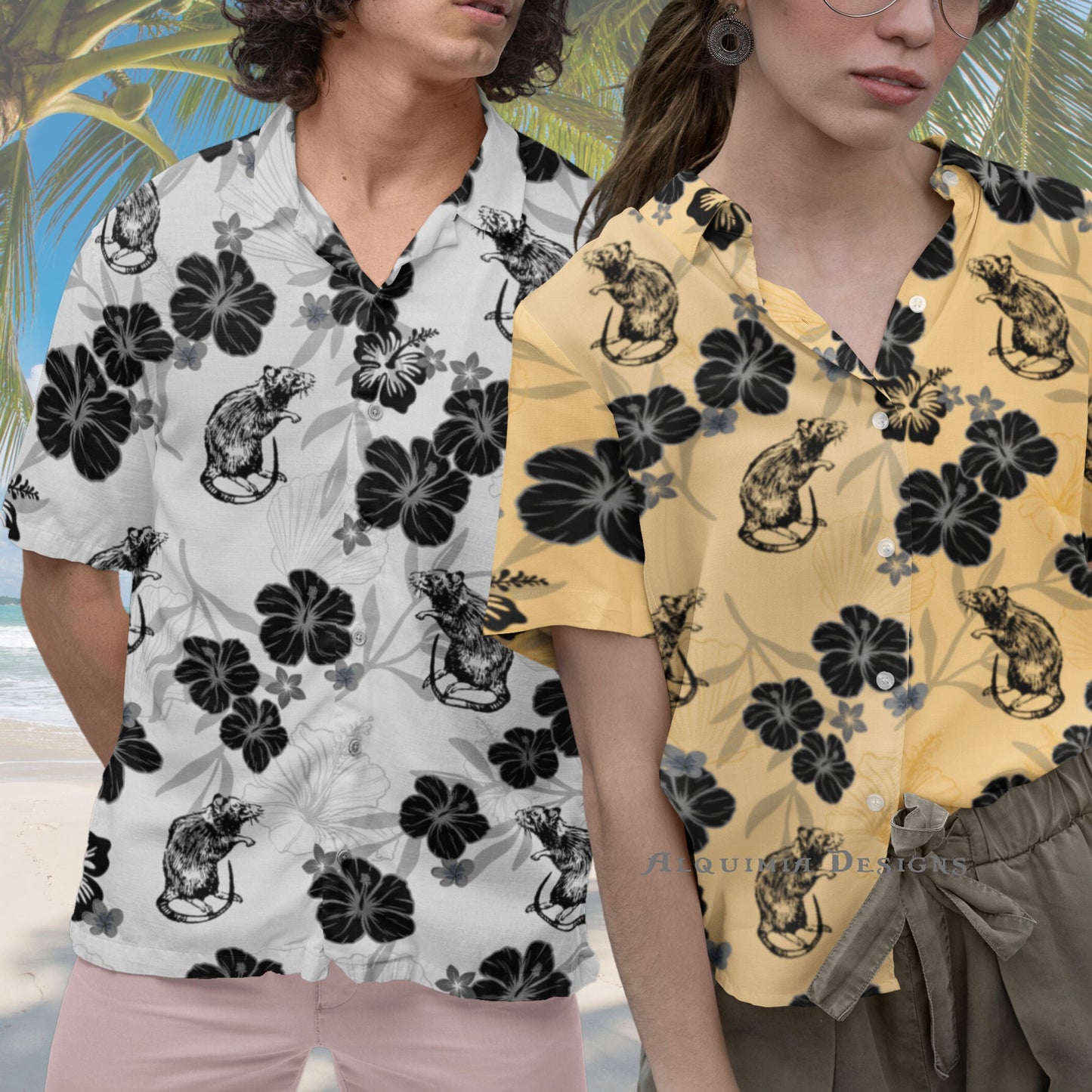 Rat Hawaiian Shirt