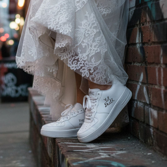 Bride Sneakers Til Death Wedding Collection