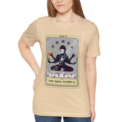 Bartender Goddess Tarot Card Shirt - Gift for Bartending Women