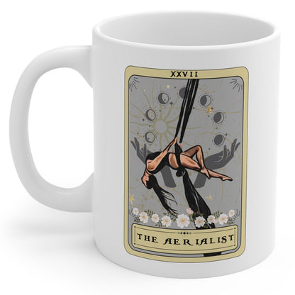 Aerialist Tarot Card Mug - Gift for Air Yoga Lovers