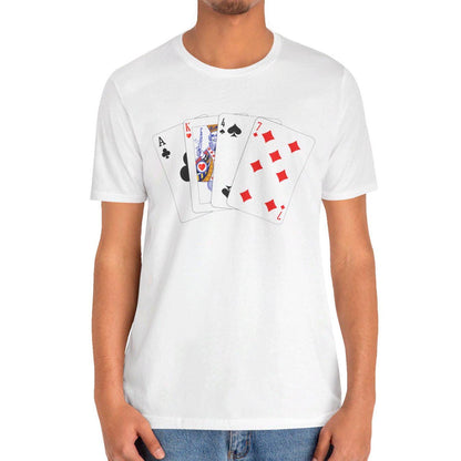 AK-47 Shirt, AK47 Poker Playing Cards T-shirt Kalashnikov Tee