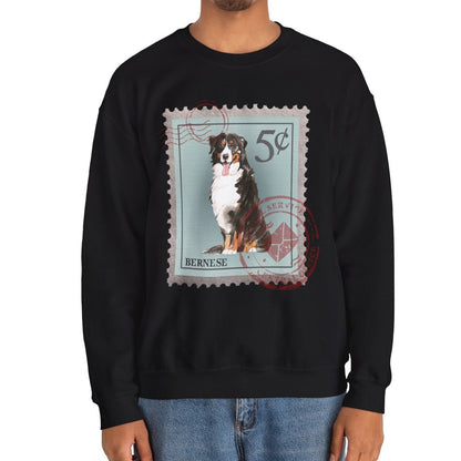 Bernese Mountain Dog Sweatshirt - Berner Mom Crew Neck Gift