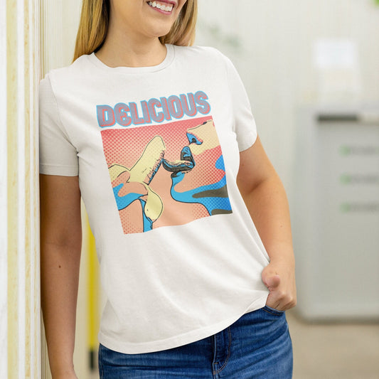 Retro Banana T-Shirt - Vintage Pop Art Tee for Banana Lovers