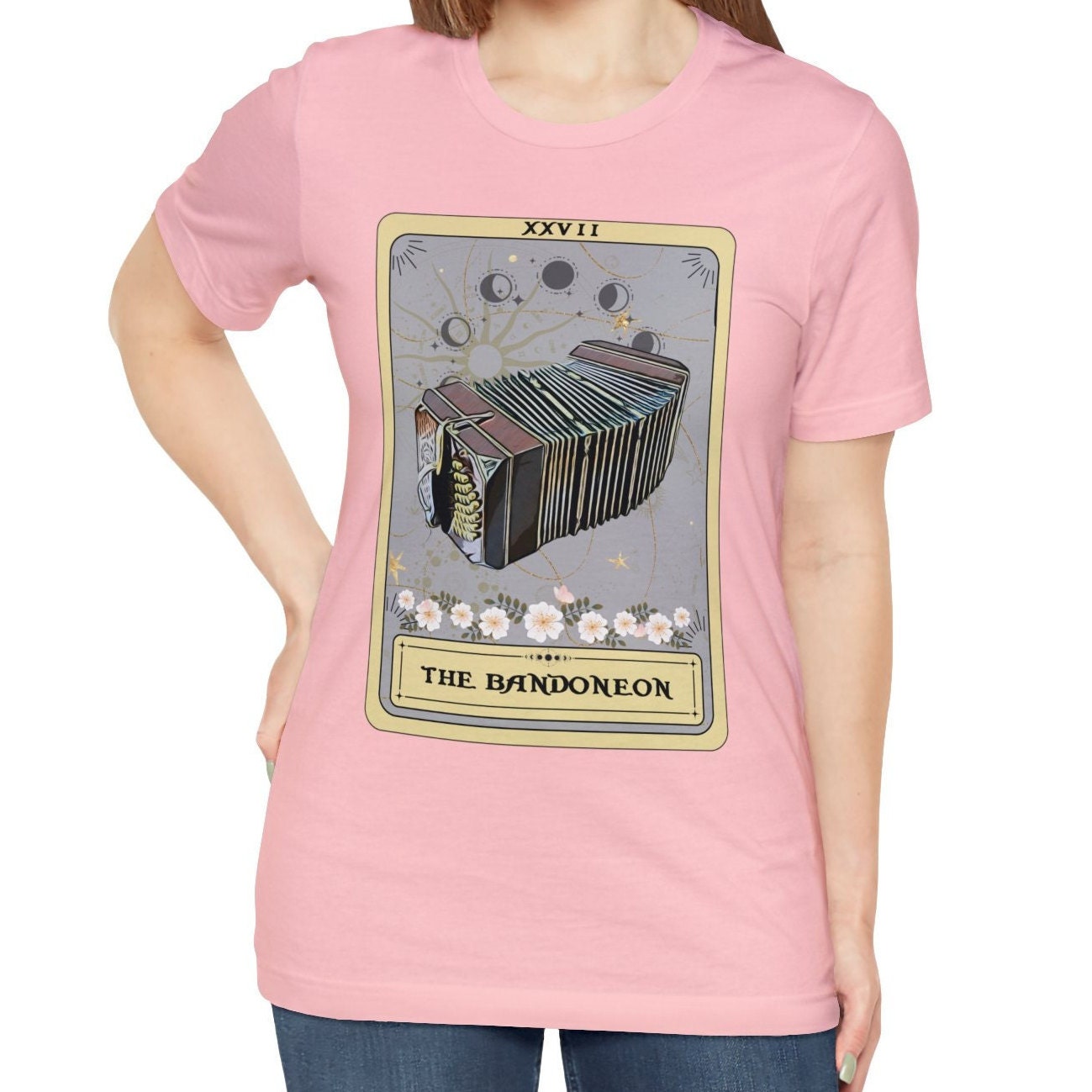 Bandoneon Shirt - Tango Music Tarot Card Gift for Players and Lovers