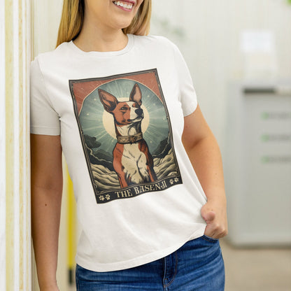 Basenji Tarot Card Shirt - Gifts for Basenji Moms and Owners