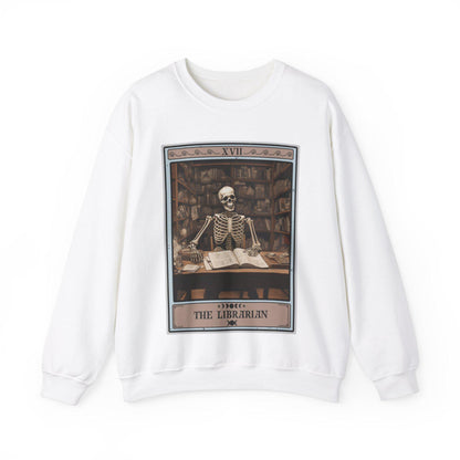 The Librarian Tarot Card Sweatshirt, Book Lover Reading Sweater