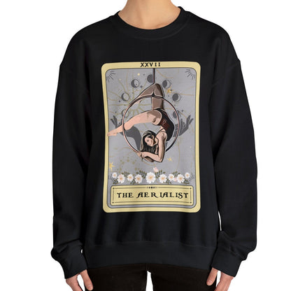 Aerialist Tarot Card Sweatshirt - Aerial Dancer Gift Aerial Hoop Sweater