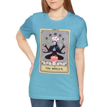 Baking Shirt, The Baker Goddess Tarot Card Shirt, Baking Lover Gifts Cake Decorator Gift Pastry Chef T-shirt