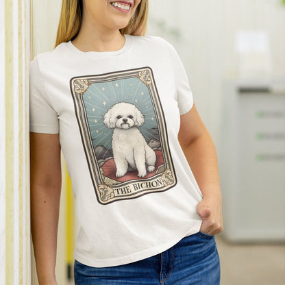 Bichon Frise Shirt, The Bichon Tarot Card Shirt, Bichon Mom Shirt, Bichon Frise Mom Gifts