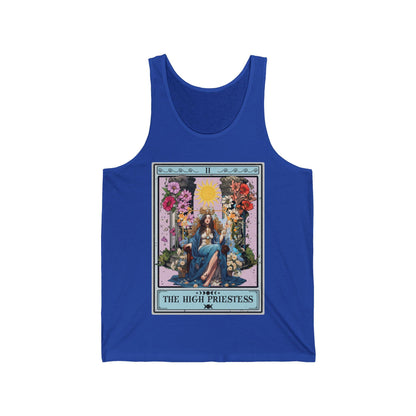 The High Priestess Tarot Card Tank Top, Tarot Card Shirt
