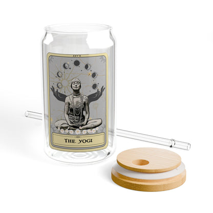 Yogi Tarot Card Tumbler - 16oz Yoga Lover Gift for Instructors