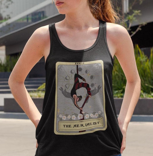 The Aerialist Tarot Card Tank Top, Aerial Dance Shirt Aerialist Gifts