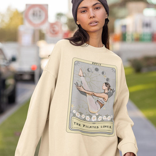 Pilates Lover Tarot Card Sweatshirt - Unique Pilates Gift Sweater