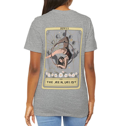 Aerialist Tarot Card T-Shirt - Aerial Hoop Dancer Gift with Back Print